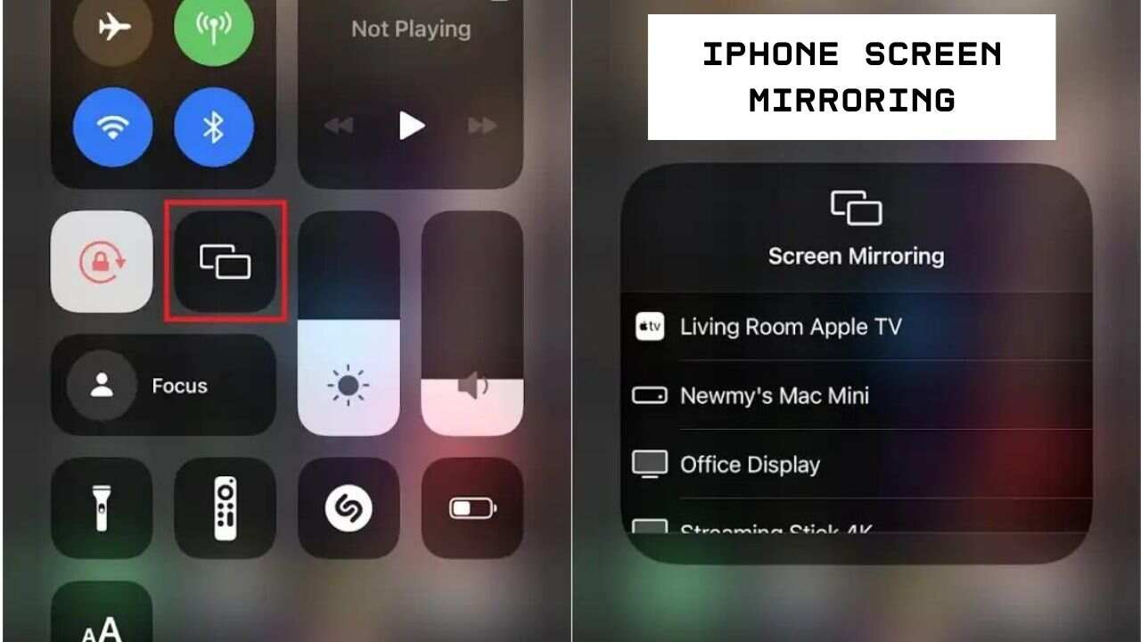 Screen Mirroring and Recording on iPhone