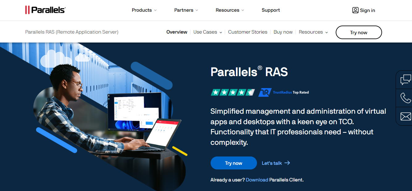 parallels virtual desktop software