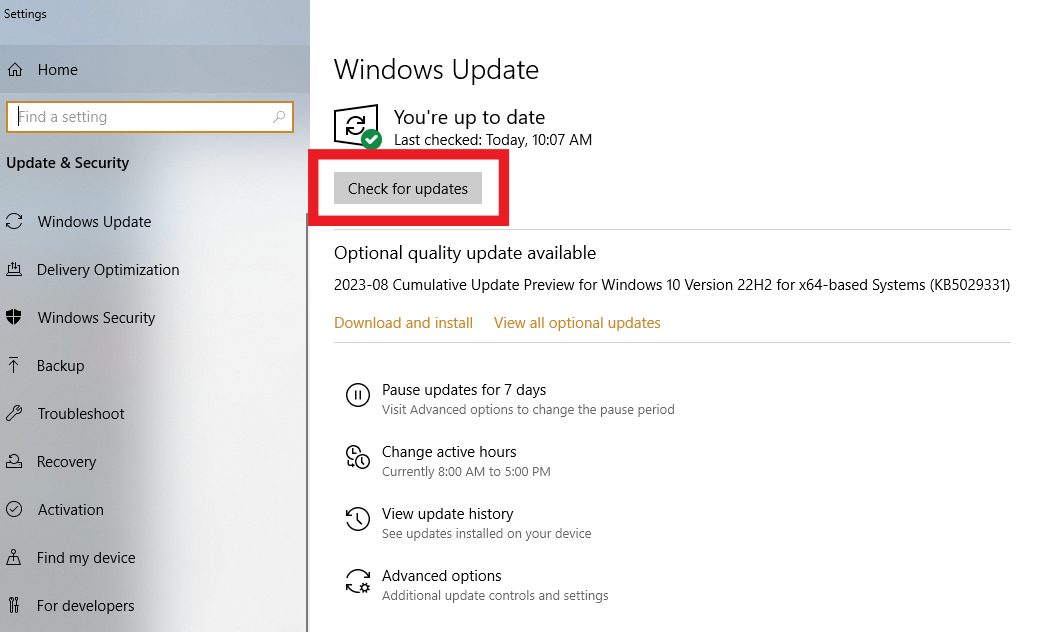 Updating Msra.Exe through Windows Update