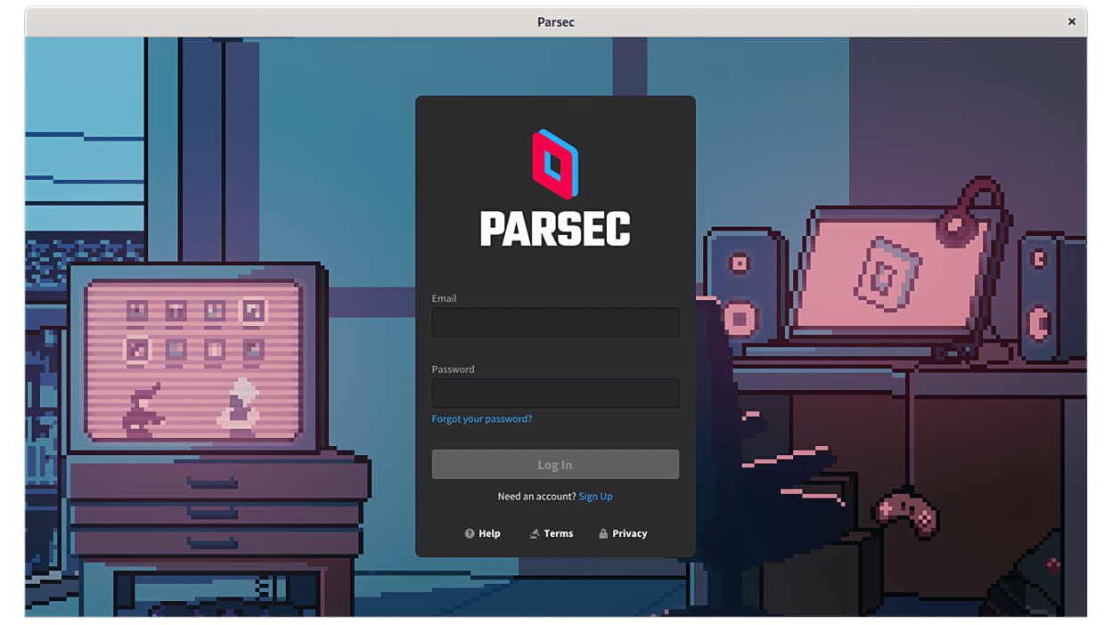 Working with Parsec Remote Desktop